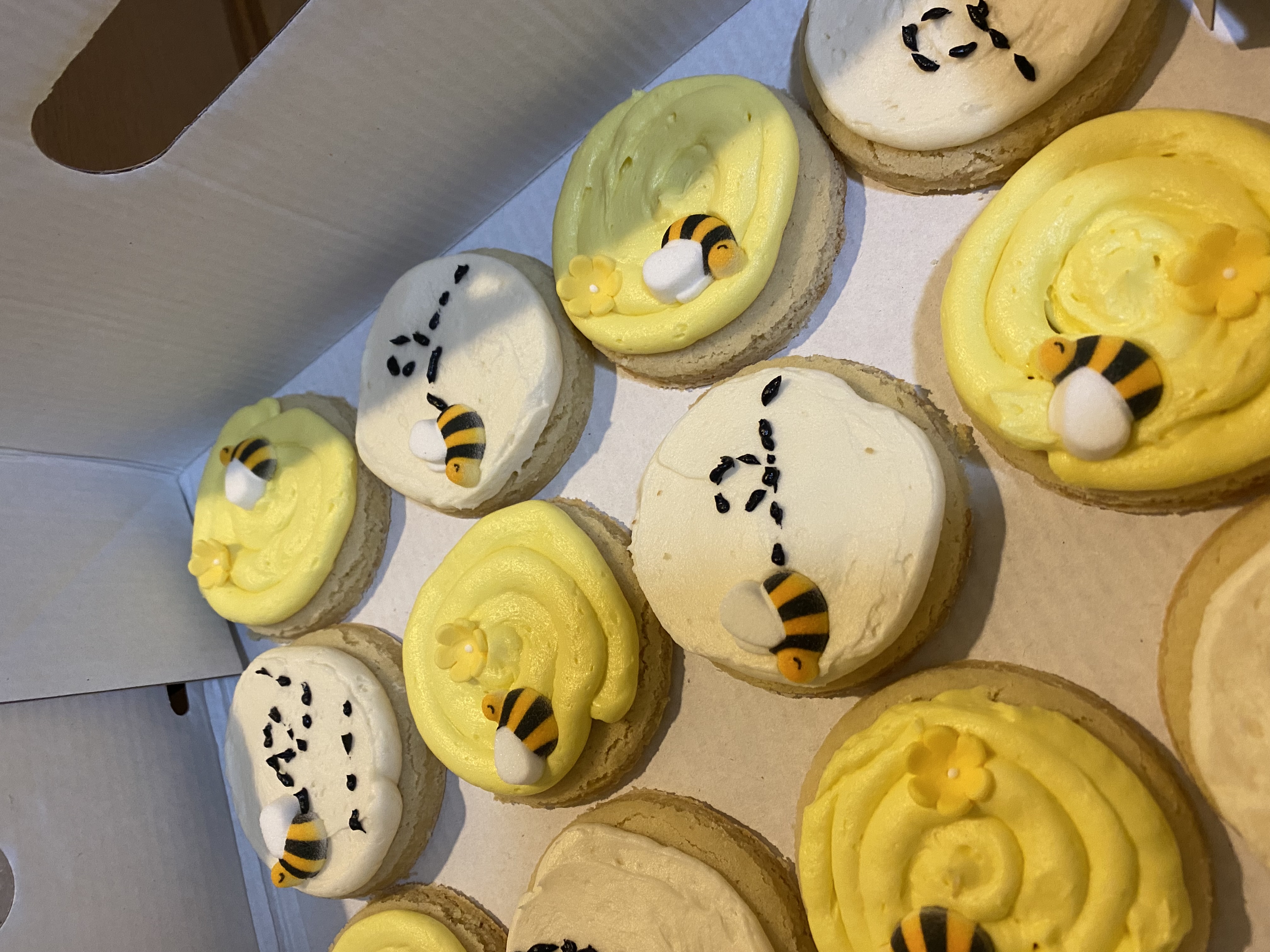 Bee sugar cookies
