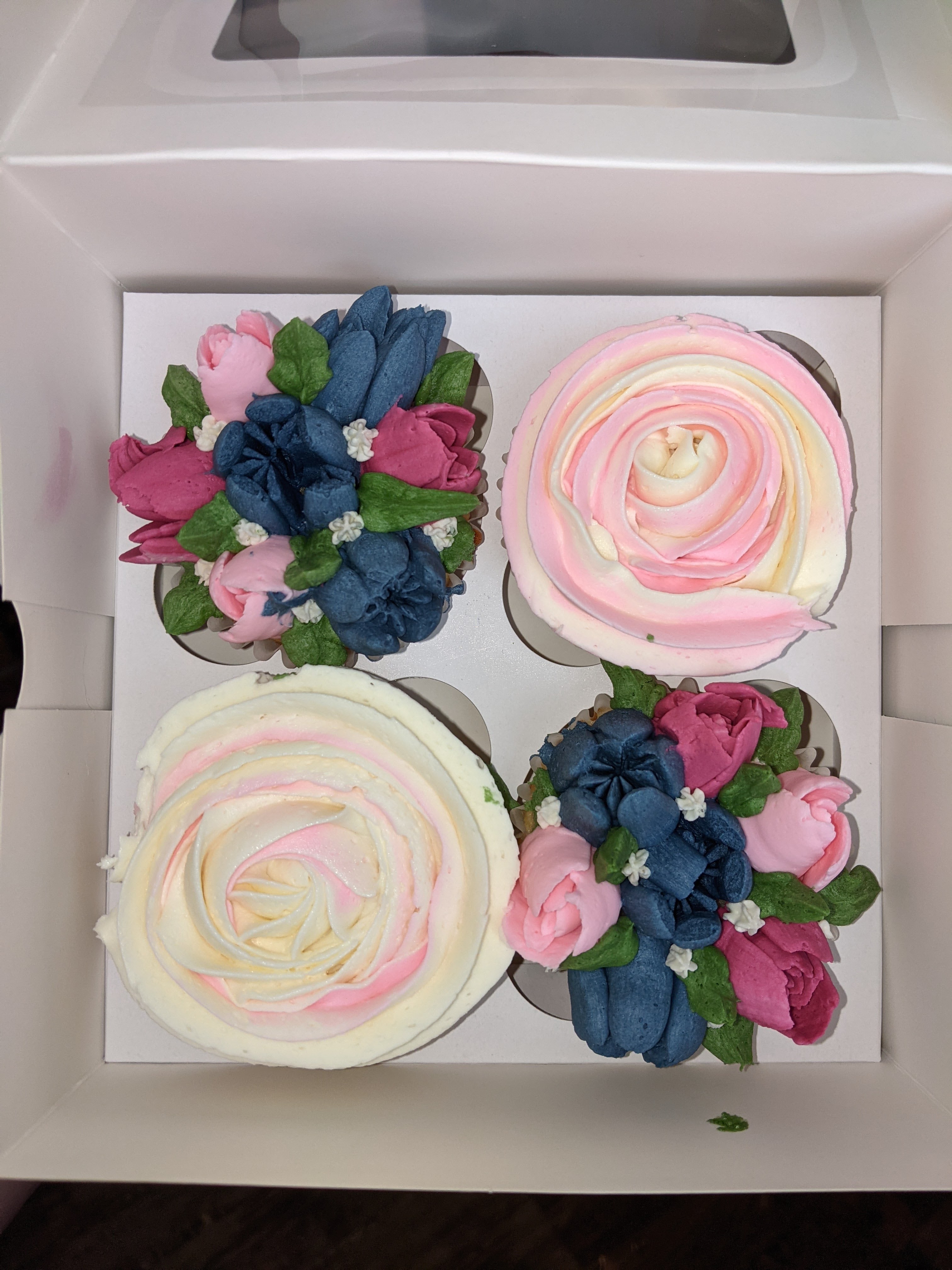 Valentine cupcake box
